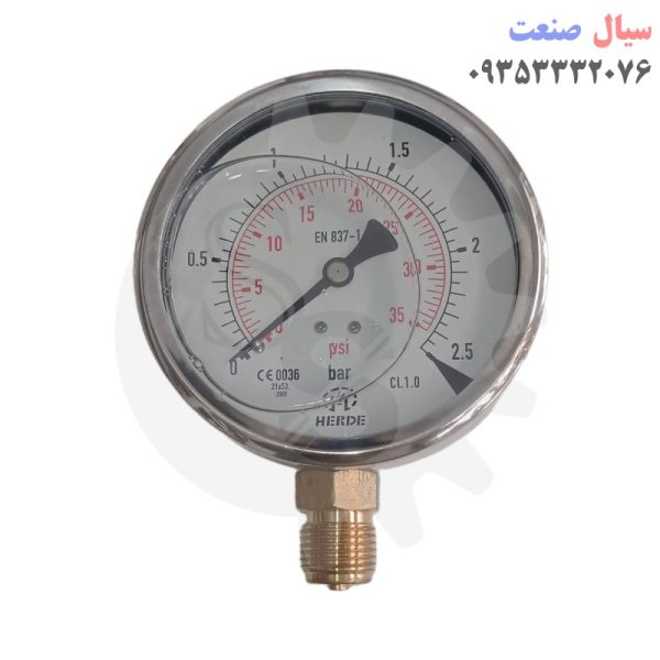 گیج روغنی 2.5 بار